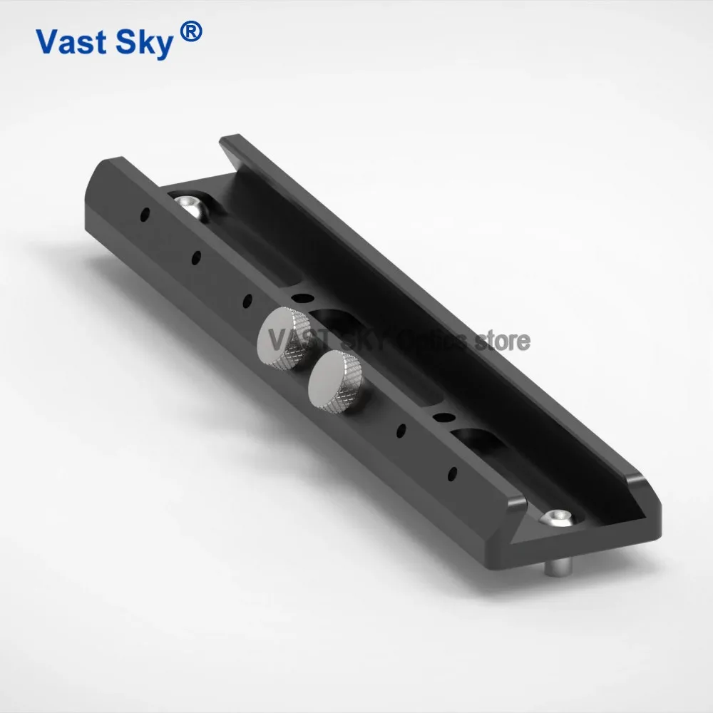 Base para Telescopio Guía Vast Sky con Ranura de Expansión de 6/8 Pulgadas, Ranura Multifuncional Tipo Cola de Golondrina, NEGRO, para Sky-Watcher 150, para ZWO ASIAIR