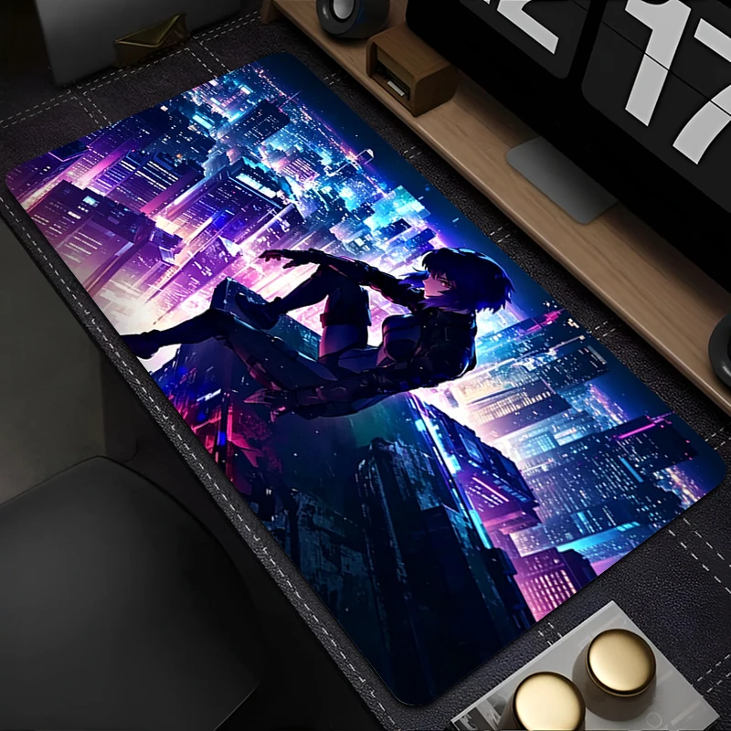 Cool Mouse Pad Gamer Accessories G-Ghost in the Shell Keyboard Pad PC Computer Desk Mat Hot Anime Mousepads Gaming Desktop Decor