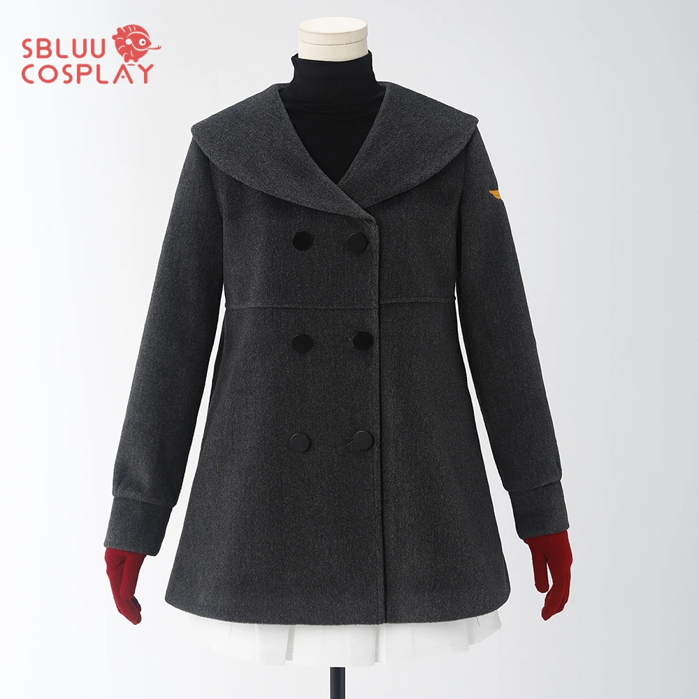 SBluuCosplay Kinomoto Sakura Cosplay Woolen Overcoat Costume High Quality Christmas Halloween Cosutme