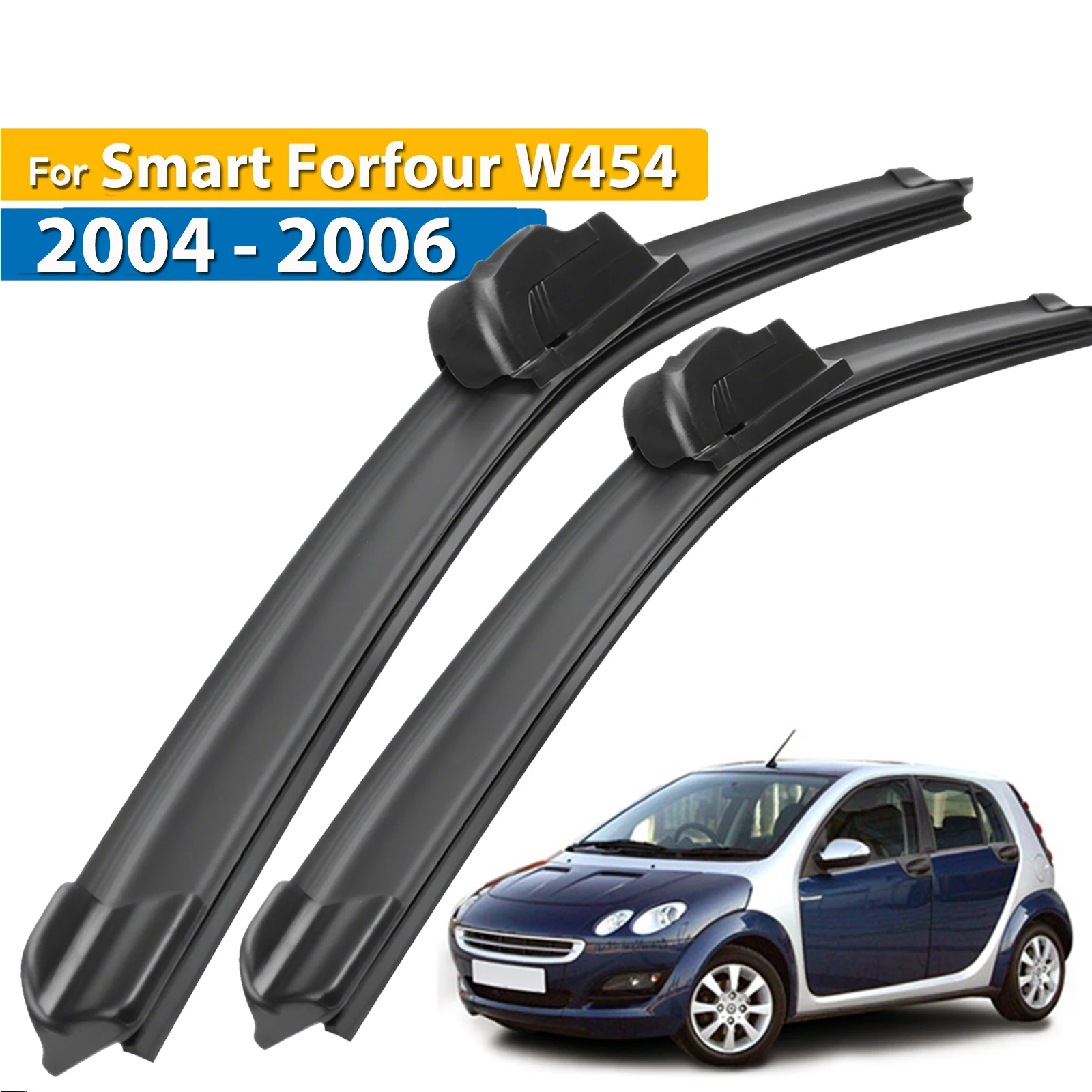 

Erick's Wiper LHD Front Wiper Blades For Smart Forfour W454 2004 - 2006 Windshield Windscreen Window Car Rain Brushes 26"+18"