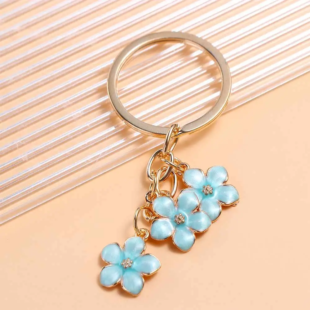 Handtasche Sakura Blume Bunter Sakura Blumen Schlüsselanhänger Emaille Bunt DIY Niedlich Lustig Dekorativ – Detail 4