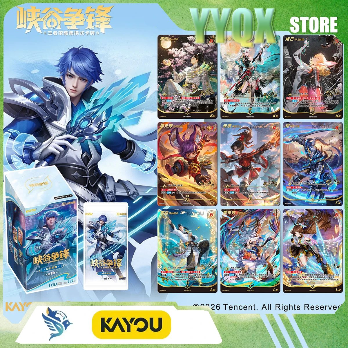 kayou-2026-new-honor-of-kings-collection-card-ornament-toy-periphery-gift-surprise-anime-movie-toy-collectibles-cartoon-like