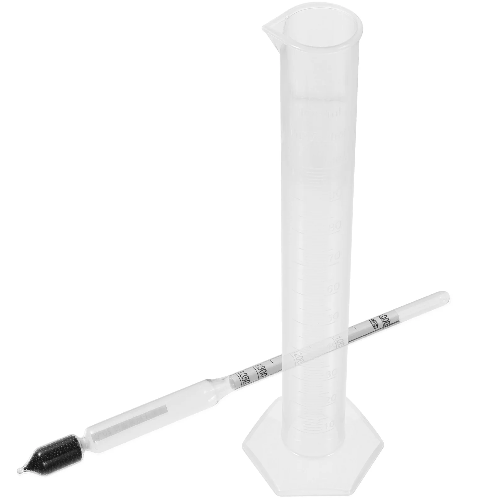 

1Set Dough Density Meter and Graduated Cylinder for Kitchen Accurate Food Composition Measurement Hydrometer Alcohol Tester