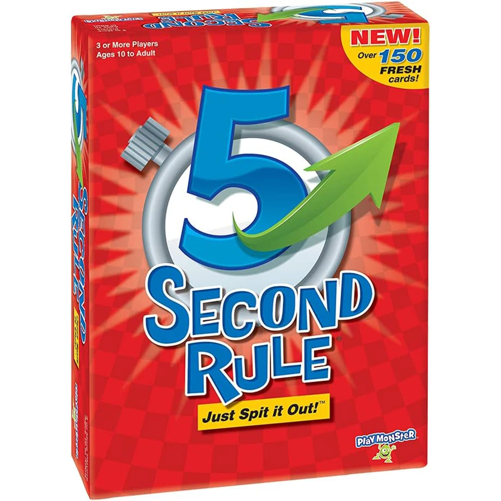 5 Second Rule Board Game Players Get Tongue Tied Funny Answers Come Flying Out And Laughter Follow In This Fast Paced Party Game