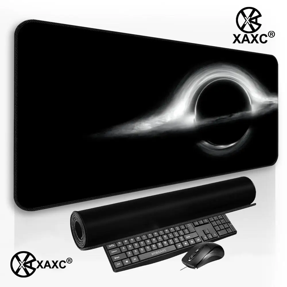 

Large Size Planet Teclado Mouse Keyboard pad Rubber With Top Fabric Game Mat Table Cover Home Office Milky Way Galaxy XAXC