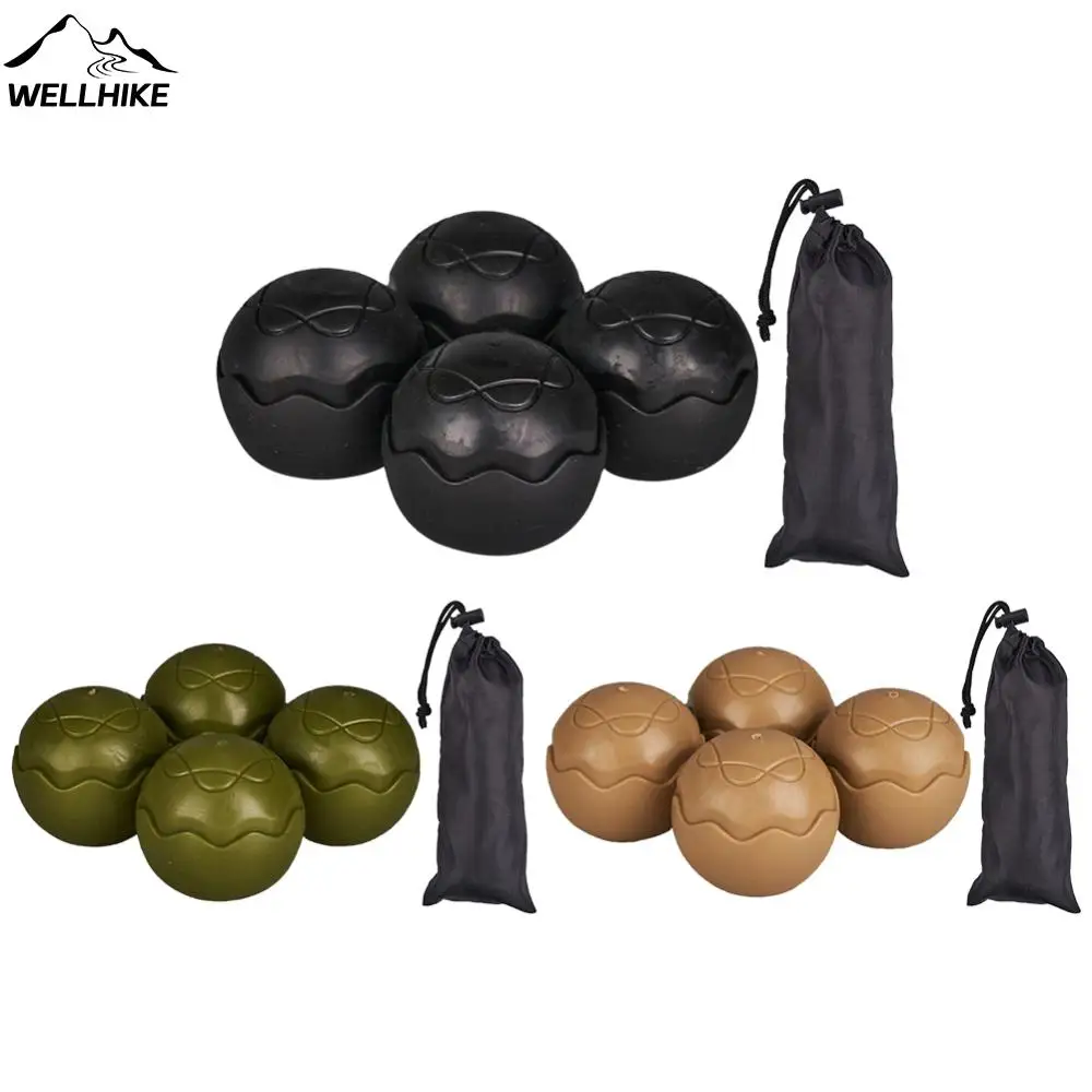 4Pcs Camping Chair Leg Caps Rubber Chair Stabilizing Ball Feet Anti-Slip Chair Leg Protectors for Helinox Camping Chair