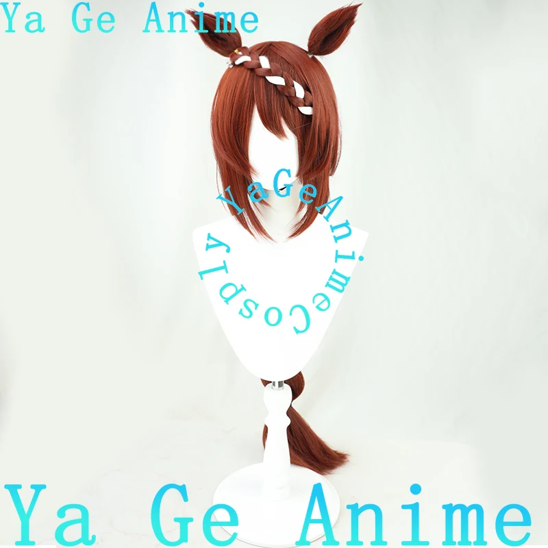 يا جي شعر مستعار تأثيري Uma Musume جميلة ديربي سوبر كريك شعر مستعار تأثيري آذان ذيل سباق الخيل فتاة لعبة عرض الواقع شعر مستعار شخصية #2