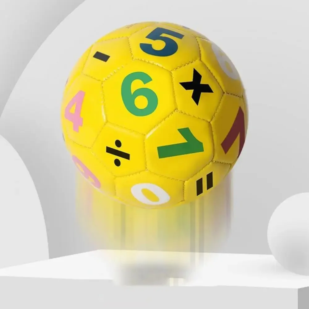 Durable 15cm Mini fútbol preescolar pequeño número de fútbol letra bola interacción entre padres-unisex