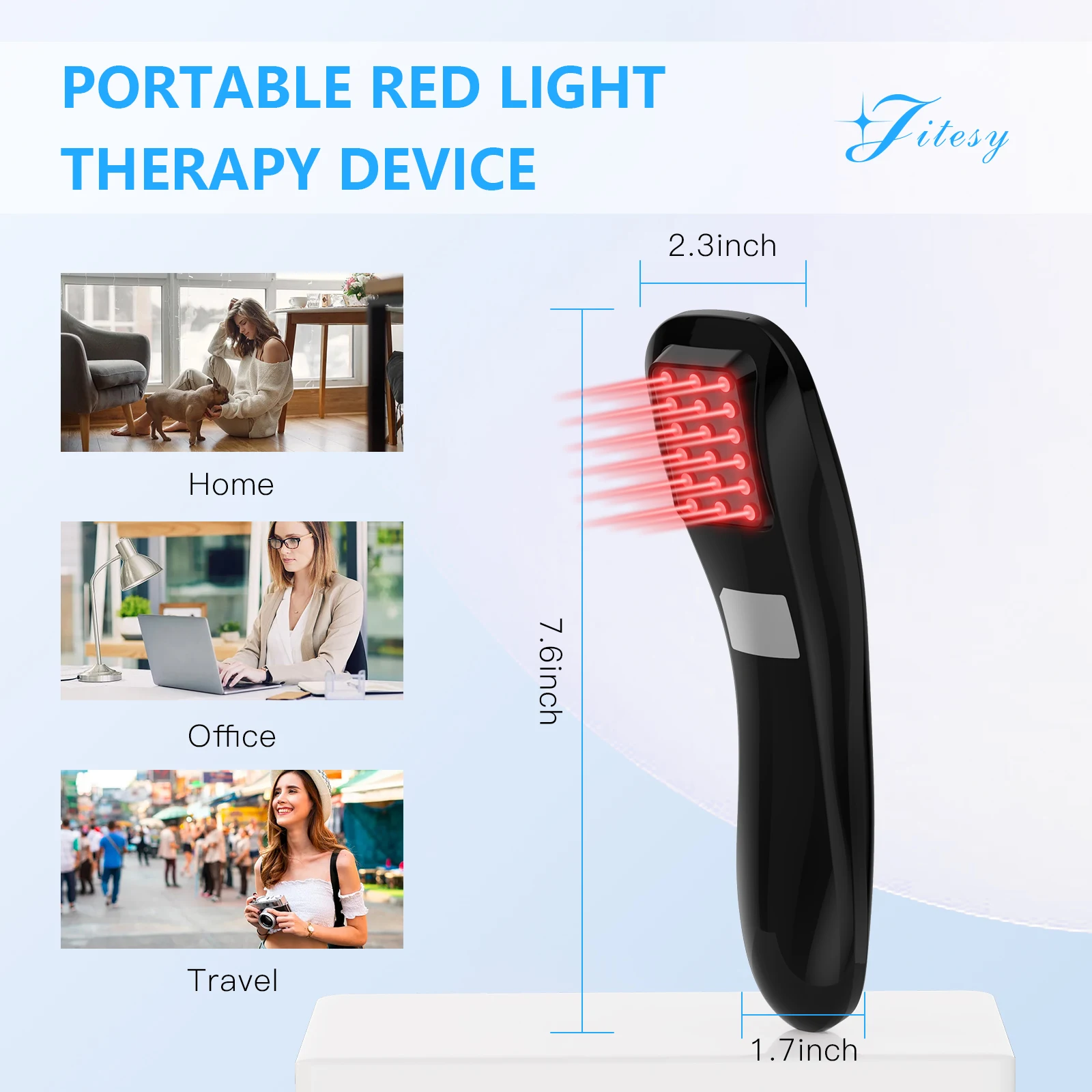 18x620nm Portable Laser Therapy for Body Pain Relief, Deep Tissue Relieve Pain, Joint and Muscle Care, Body Fast Recovery