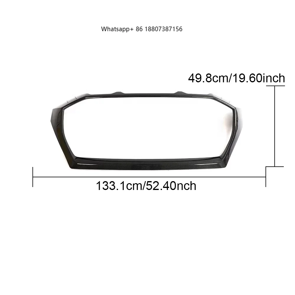 

ForAudi RSQ8 Upgraded Body Carbon Fiber Front Bumper Car Grille Car Modification Kit