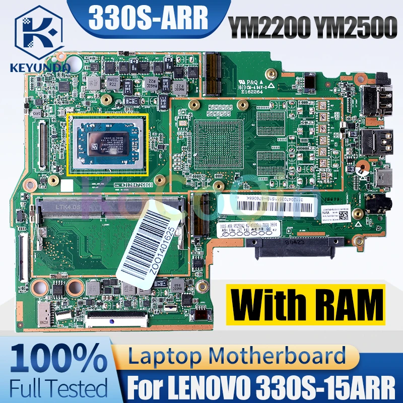 

For LENOVO 330S-15ARR Notebook Mainboard 330S-ARR YM2200 YM2500 With RAM 5B20R27416 Laptop Motherboard Test