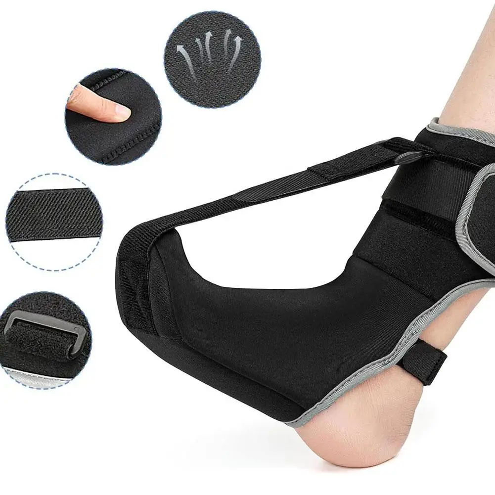 

Plantar Fasciitis Night Splint Adjustable Foot Drop Orthotic Brace for Plantar Fasciitis & Achilles Tendonitis Breathable Splint