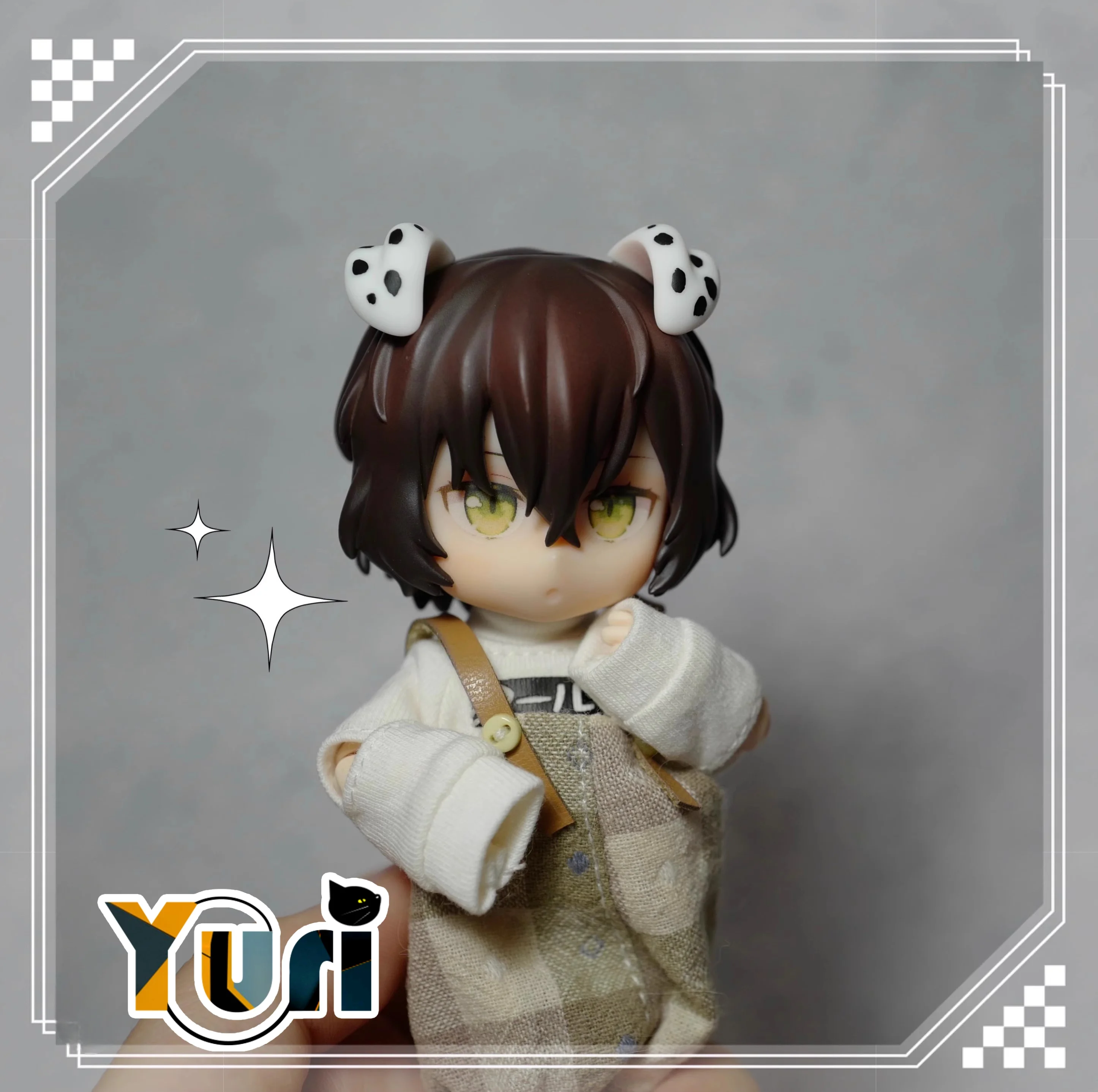 Yuri Original Bär Doge Ohr Kopfbedeckung Verwenden OB11 OB22 Stirnband BJD Puppe Ohren Zubehör Nette Reizende Cosplay Geschenk Kind