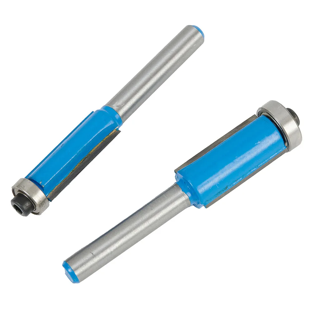 

Trimmer Flush Trim Bit 4pcs Cutting Garden Parts Plastics Plywoods Set Straight Woodworking Useful Accessories