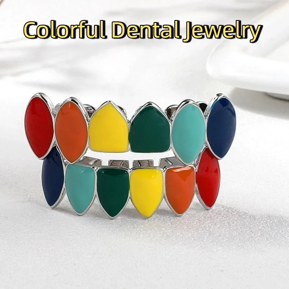 conjunto-de-aparelho-ortodontico-hip-hop-com-6-dentes-design-exagerado-superior-e-inferior-joias-dentarias-coloridas-acabamento-brilhante-e-lustroso