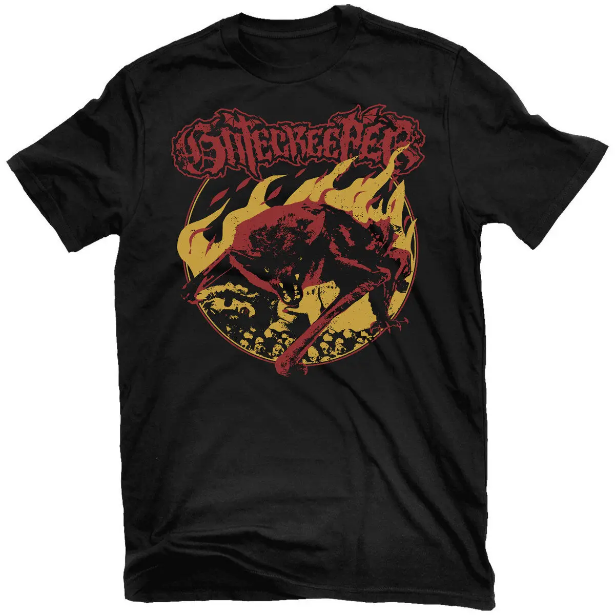 เสื้อยืด gatecreeper สีดำ S 5XL LI1066