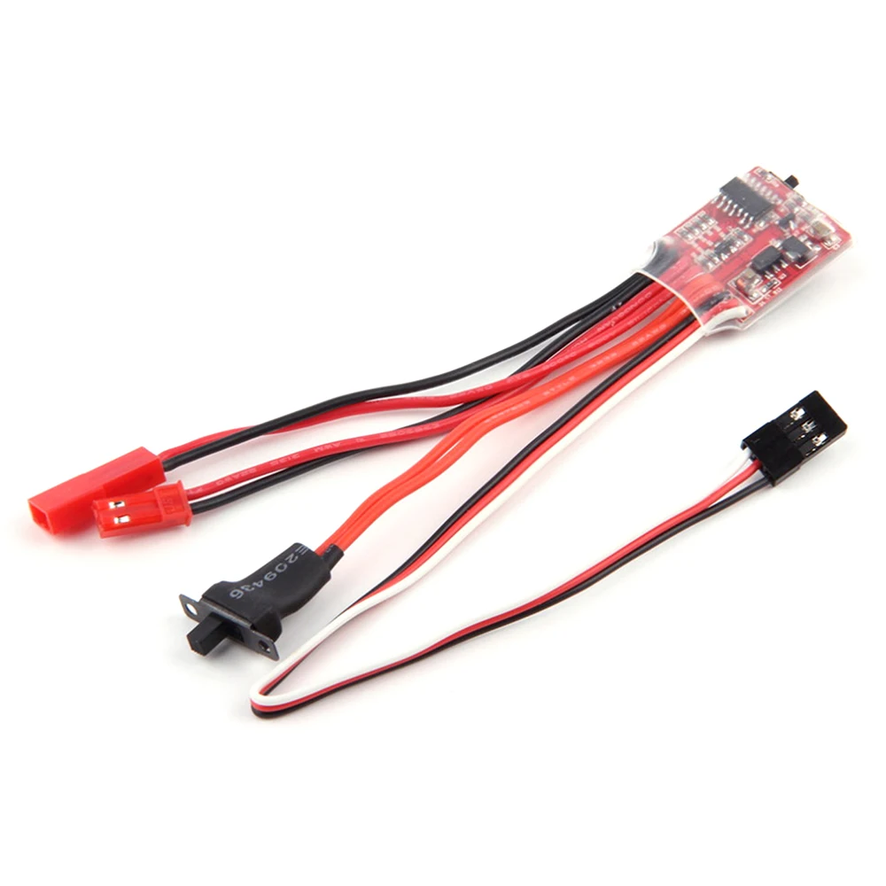 20A ESC 30A Brushed ESC RC Motor Micro ESC Electric Speed Controller 2S 4~8v for Mini 1/16 1/18 1/24 RC Car Boat Tank w/Brake