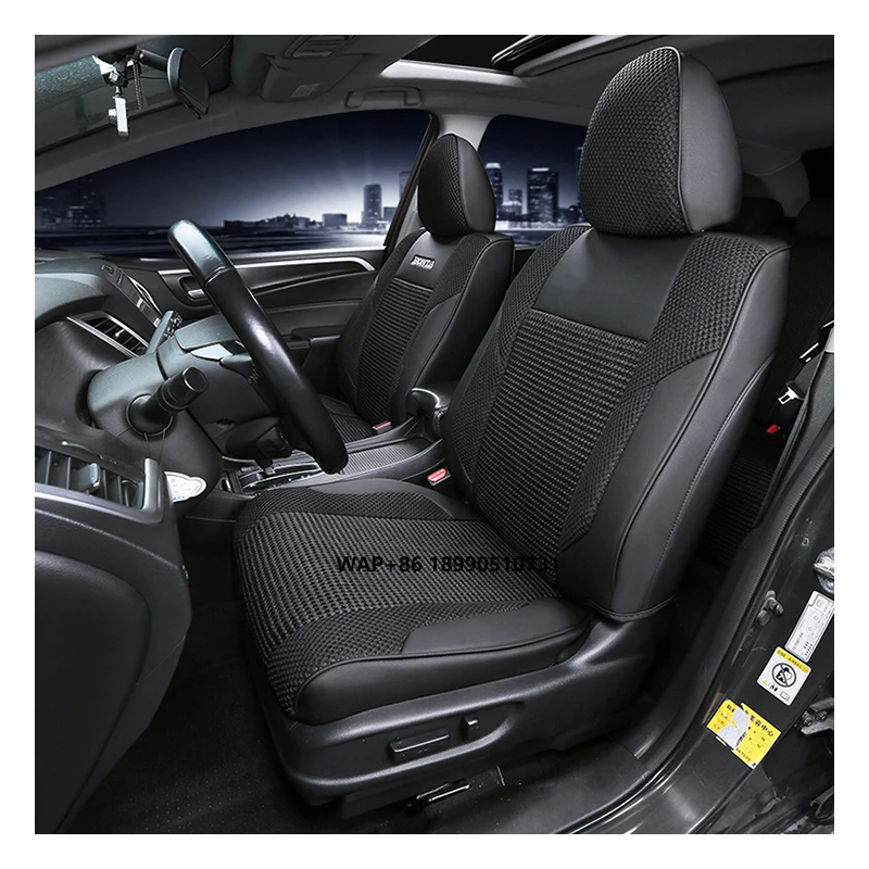 

Custom Fit Car Accessories Seat Covers for 5-Seaters Full Set Ice Silk Seat Kits for Benz Land Rover