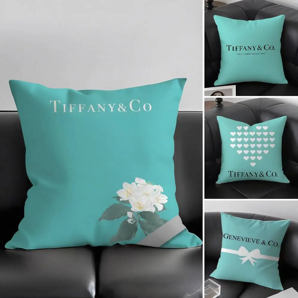 

Audrey Hepburn T_T-Tiffany'sS Pillow Case Short Plush Double-sided Printing Home Machine Washable in Winter Cushion Cover