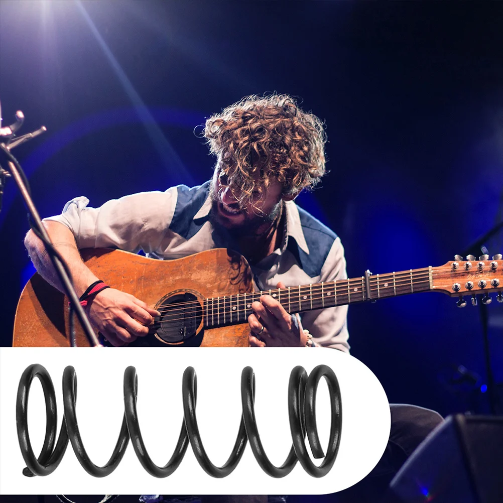 

18Pcs Guitar Pickup Springs Metal Bridge String Saddle Replacement for Electric Bass Guitar Tremolo Spring Coil Mounting Parts