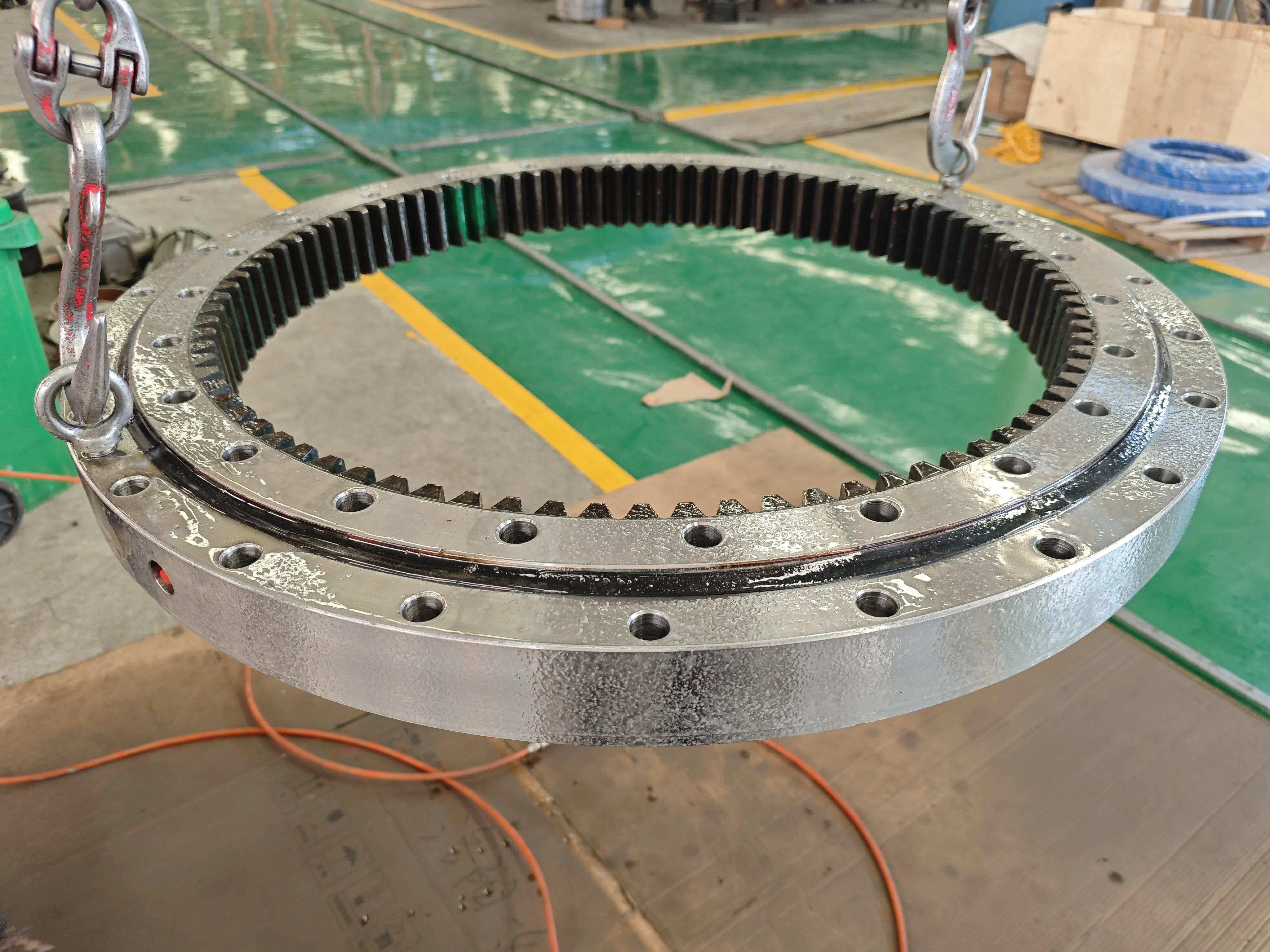 LYJW CLG 933 E S/n 933L22WJ00066 26B0329 Chrome Steel Rubber Sealed Four Point Contact Excavator Slewing Ring