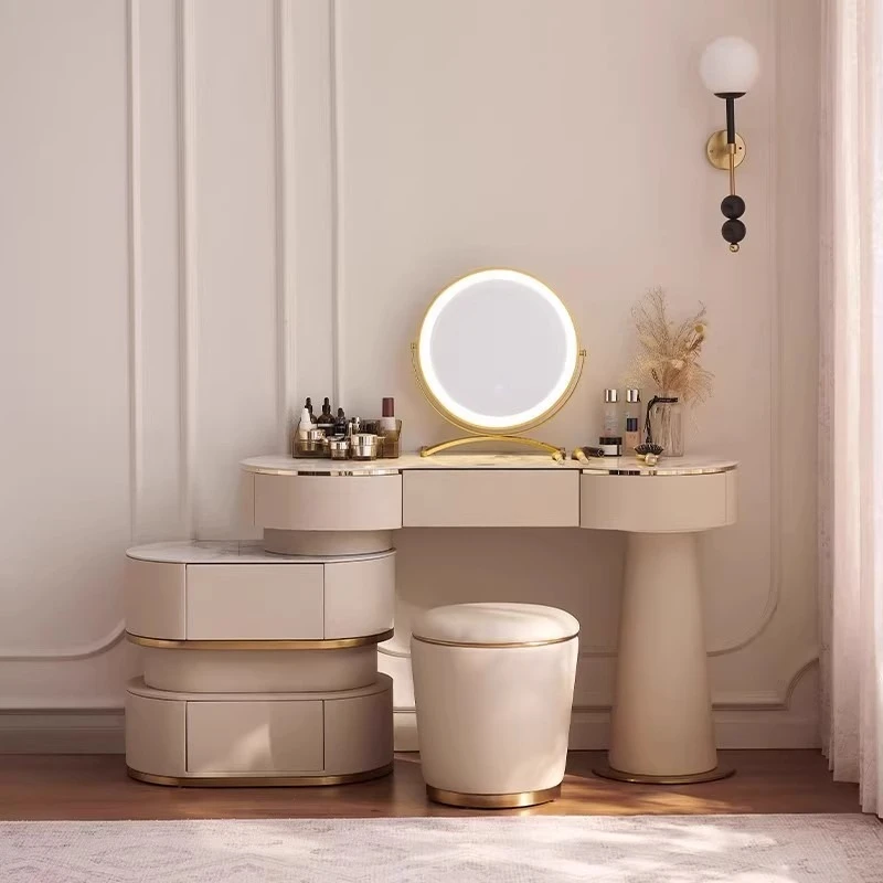 

Light luxury bedroom dresser, simple modern makeup table