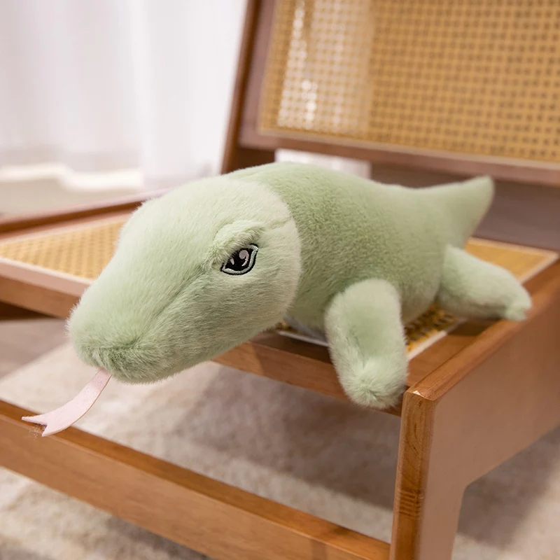 50CM Kawaii Cartoon Anime Chameleon Stuffed Animal Lizard Plush Toy Cute Gecko Children's Handmade Doll Gift