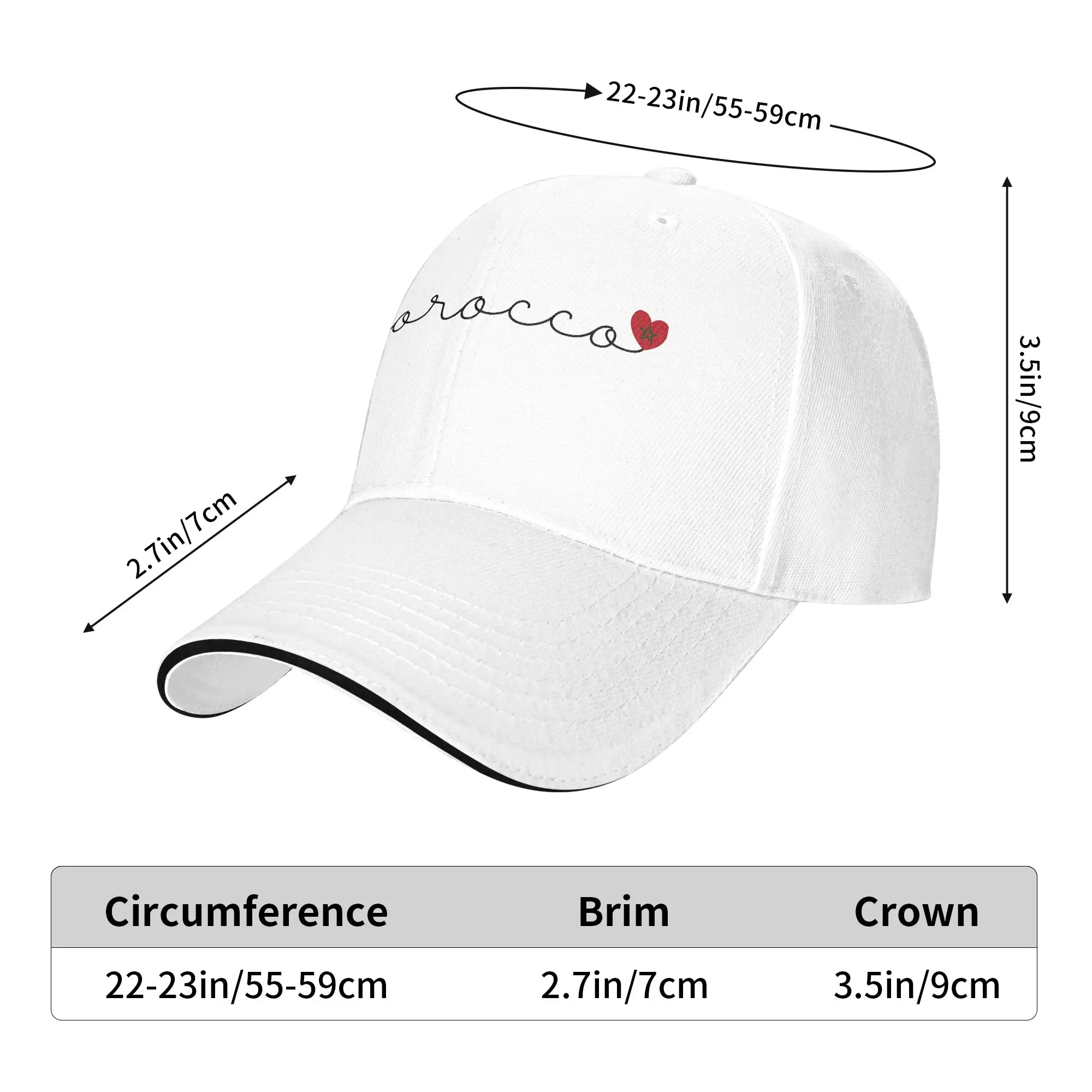 Summer Casual Baseball Cap Morocco Maroc المنتخب المغربي flag Moroccan Running Hippie Trucker Wholesale  y2k Cool Snapback Cap