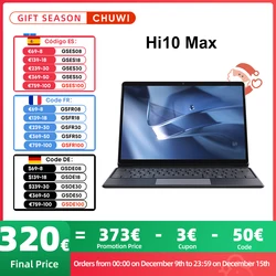 Chuwi hi10 max 2-in-1 Windows 11 Tablet 12,96 Zoll 2880*1920 Bildschirm Intel N100 12GB DDR5 512GB SSD-Tablets WLAN 6 BT 2, 5 3g/4g