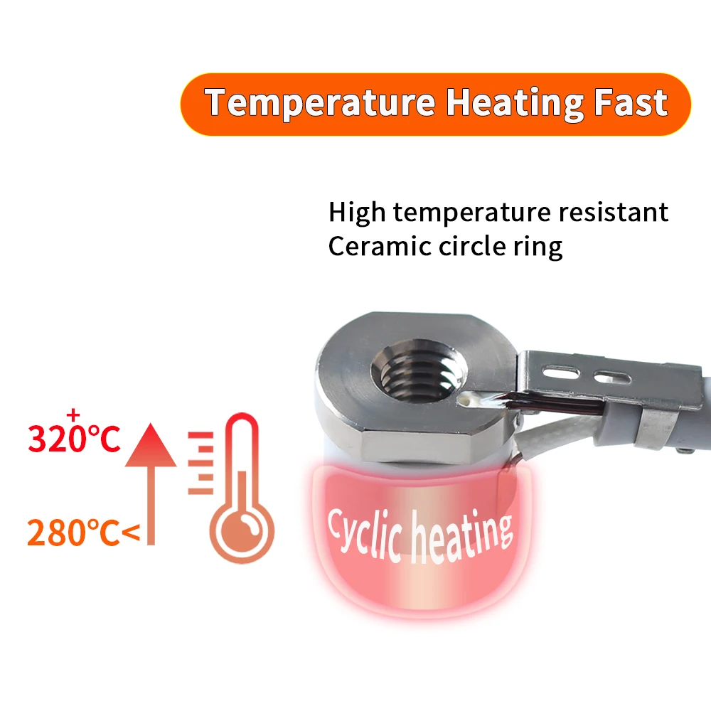 For Prusa MK4/XL Ceramic Heating Core Kit High Temperature Resistance Fasting Heating 3d Printer Parts for Prusa XL/MK4