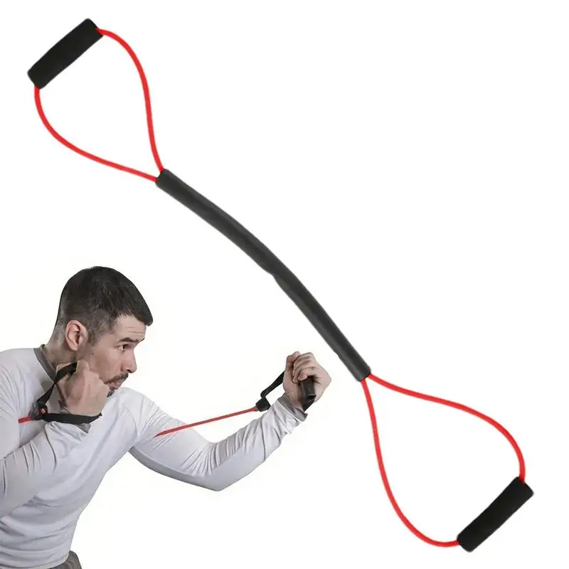 

Boxing Bands Boxing Tension Rope Resistant Band Agility Training Pulling Rope With Comfort Handles Arm Strength Training