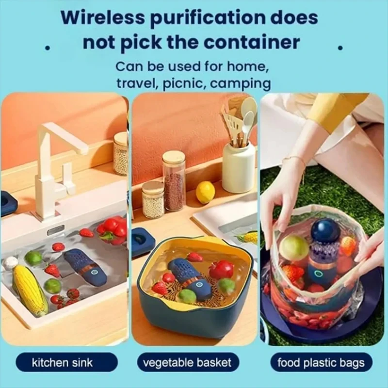 3000mAh Fruit and Vegetable Cleaning Machine Multifunctional Vegetable Cleaning Machine Fruit Cleaning Device for Fruits Veggies image 5