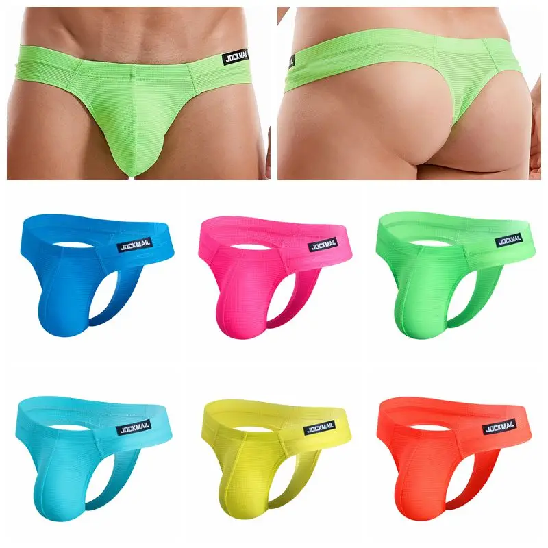 Sexy Underwear Men Briefs Male Mini Panties Penis Pouch String Gay Cuecas Bikini Hombre Lingerie Erotic Thong Ice Transparent