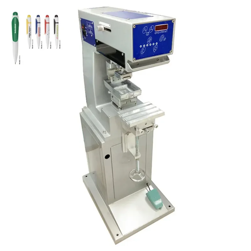 1 Color Pneumatic Tampography Press for Baseball and Golf Logo Printing Machine