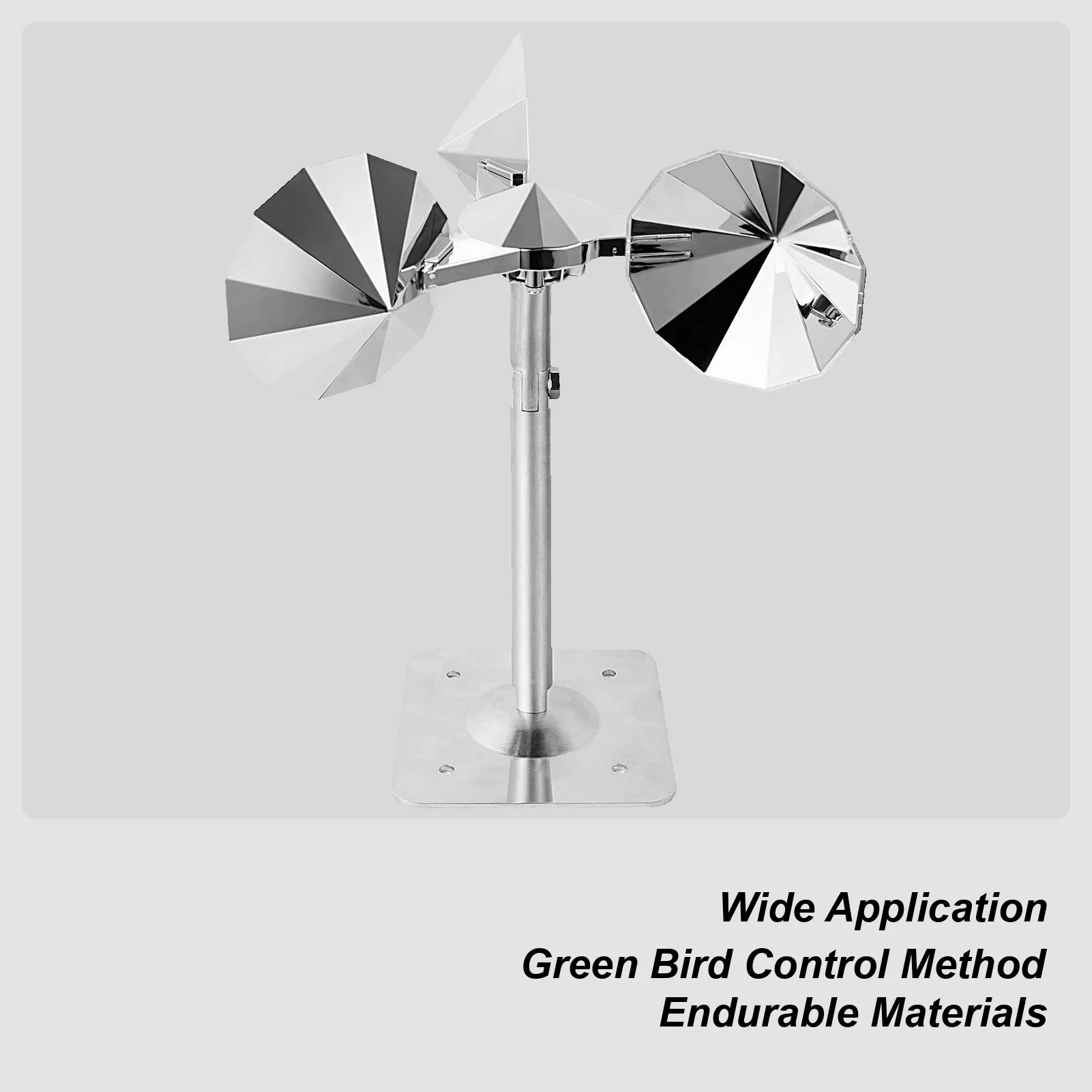 

Bird Scare Devices Reflective Wind-Driven Bird Scare Rods Rotating Control Decoy Flexible Reflector For Garden Lawn Porch Window