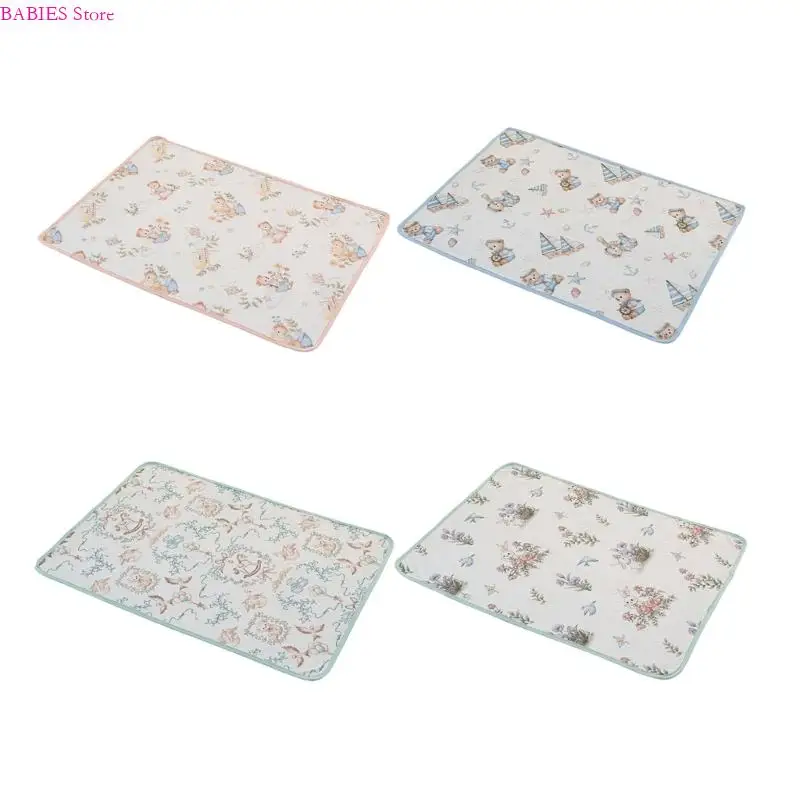 

C9GB Многоразовый коврик для пеленания дышащий и герметичный коврик для детского писсуара, мягкий и впитывающий материал с