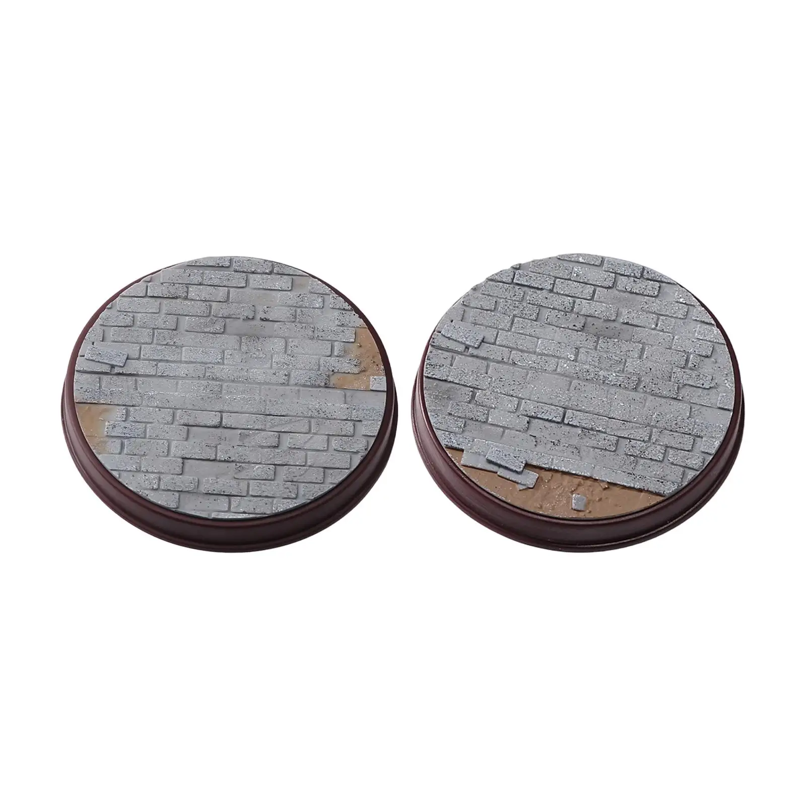 1 64 Scale Diecast Car Model Parking Lot Display Platform Round Resin Base for Office Home Decoration