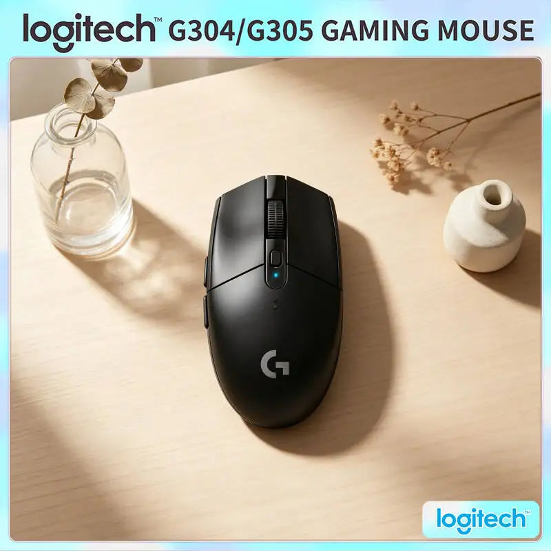 

Logitech G304 LIGHTSPEED Wireless Gaming Mouse 12000 DPI HERO Sensor 1ms Latency 250hr Battery Stable Connection PC Laptop