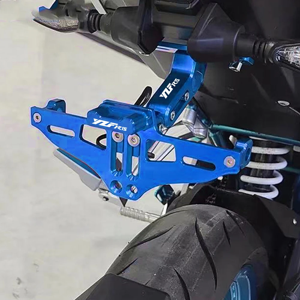 

Motorcycle License Plate Holder with light for plate Universal Plate Bracket FOR YAMAHA YZF R15 YZF-R15 YZFR15 2001-2024 2025
