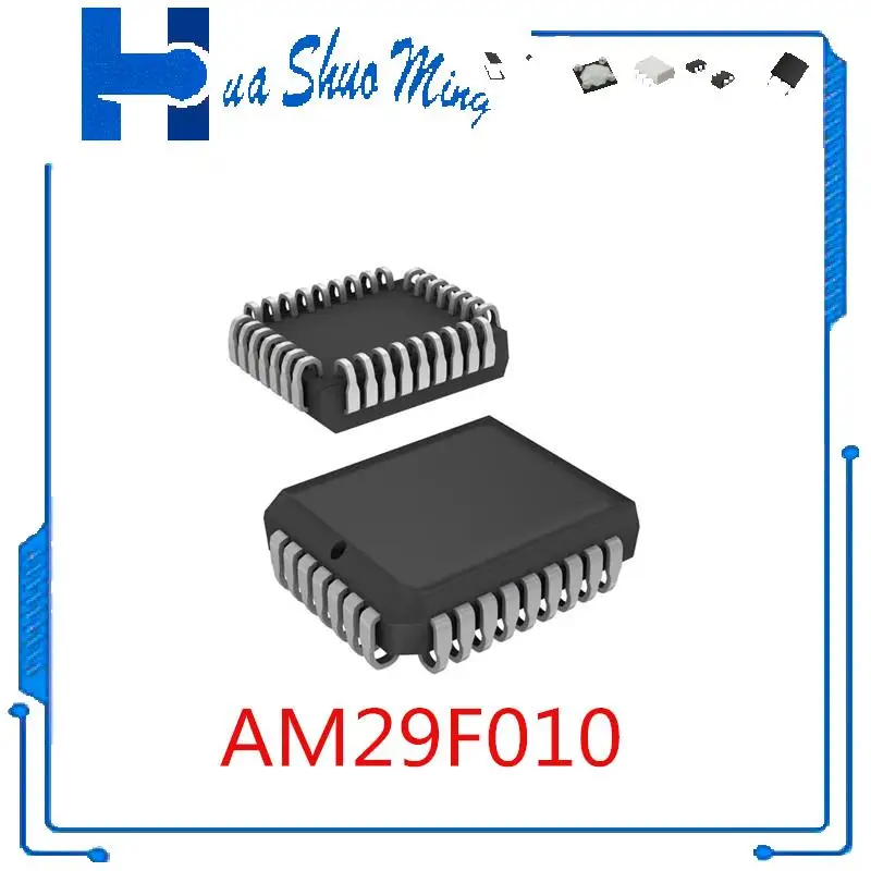 10Pcs/Lot AM29F010B-70JC AM29F010 PLCC-32  TPV101D = TPV101AD  DIP-8