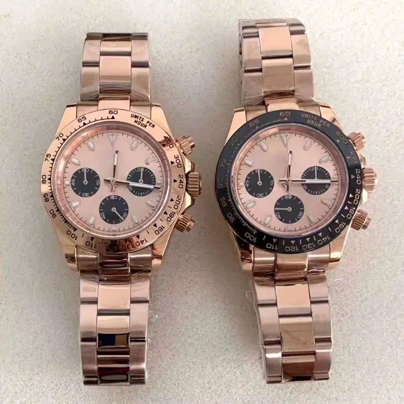 40 mm nieuw gemodificeerd quartz waterdicht horloge precisie staal saffierglas horlogespiegel geschikt voor uurwerk quartz VK63 uurwerk