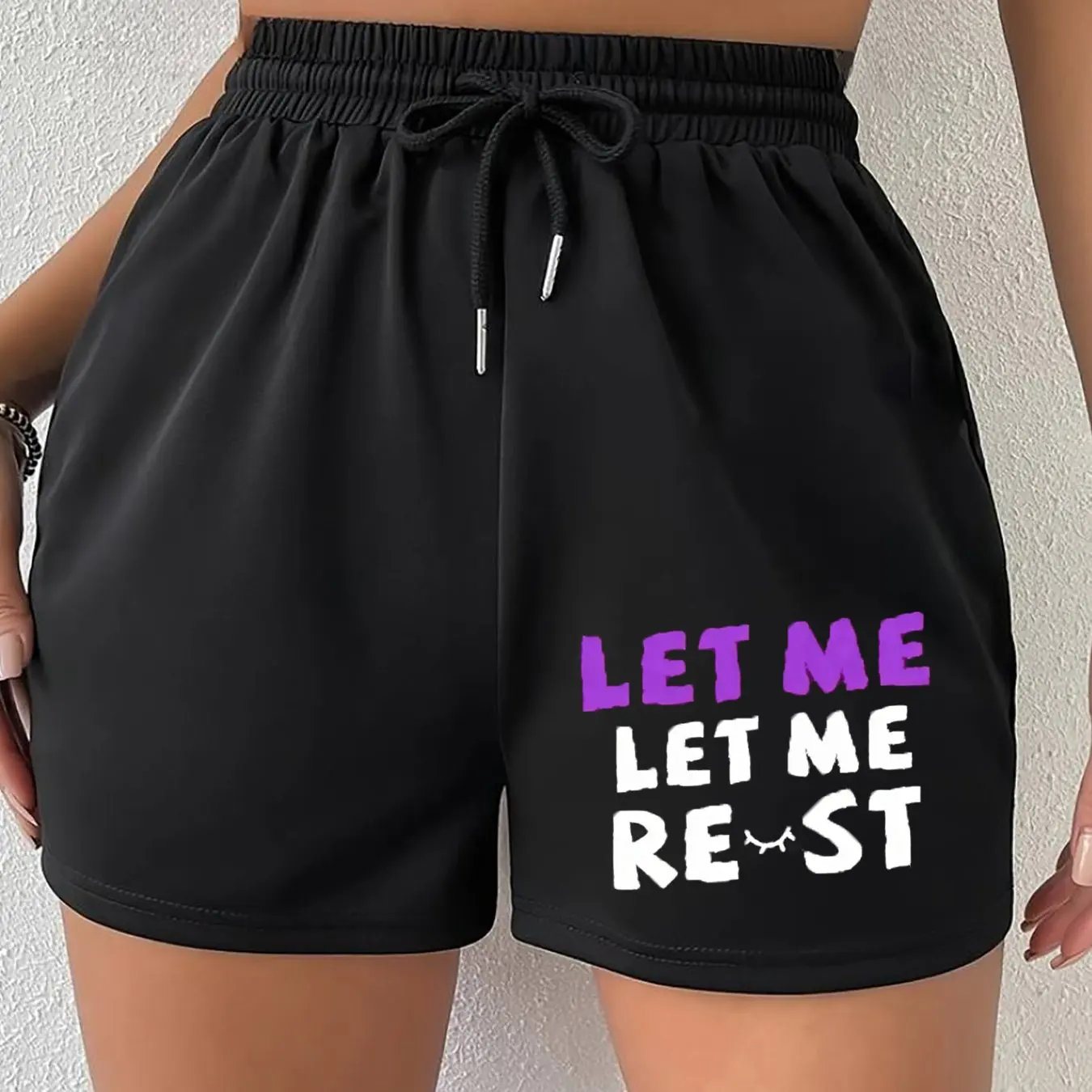 

Ladies' Casual Sports Retro Niche Design Shorts, Summer Casual Versatile American Trend Outerwear Pants, Summer Beach Pants