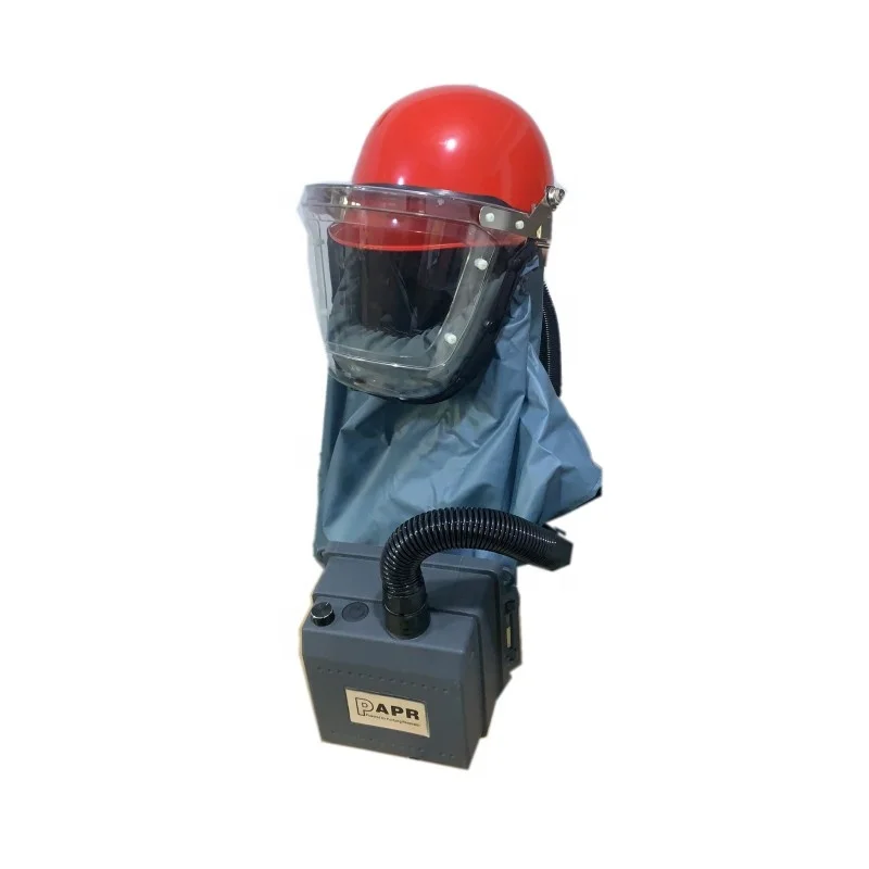 Top Quality EN12941 Power Air Purifier Grinding Helmet with Sandblasted Respirator