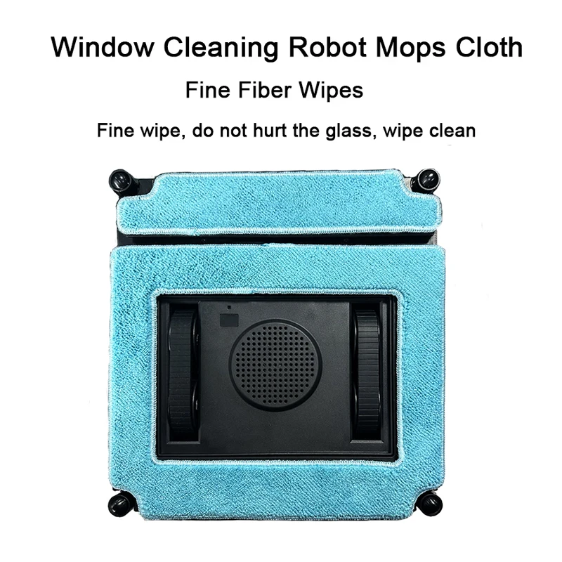 หุ่นยนต์ทําความสะอาดหน้าต่าง Mop ผ้าเช็ดทําความสะอาดคุณภาพสูงผ้าสแควร์ผ้าเช็ดทําความสะอาด Purerobo W-V1S ส่วนประกอบหุ่นยนต์ทําความสะอาดหน้าต่างอุปกรณ์เสริม
