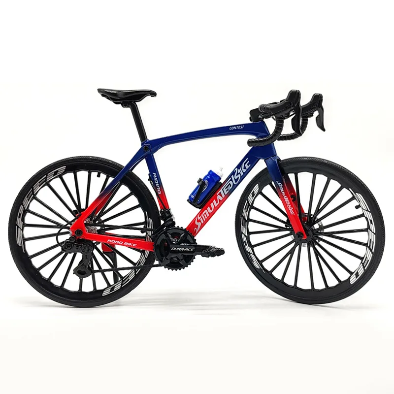 جديد 1:8 نموذج دراجة صغير مصنوع من خليط معدني دييكاست متعدد الألوان دراجات معدنية على شكل إصبع جبلي مجموعة محاكاة ألعاب هدايا