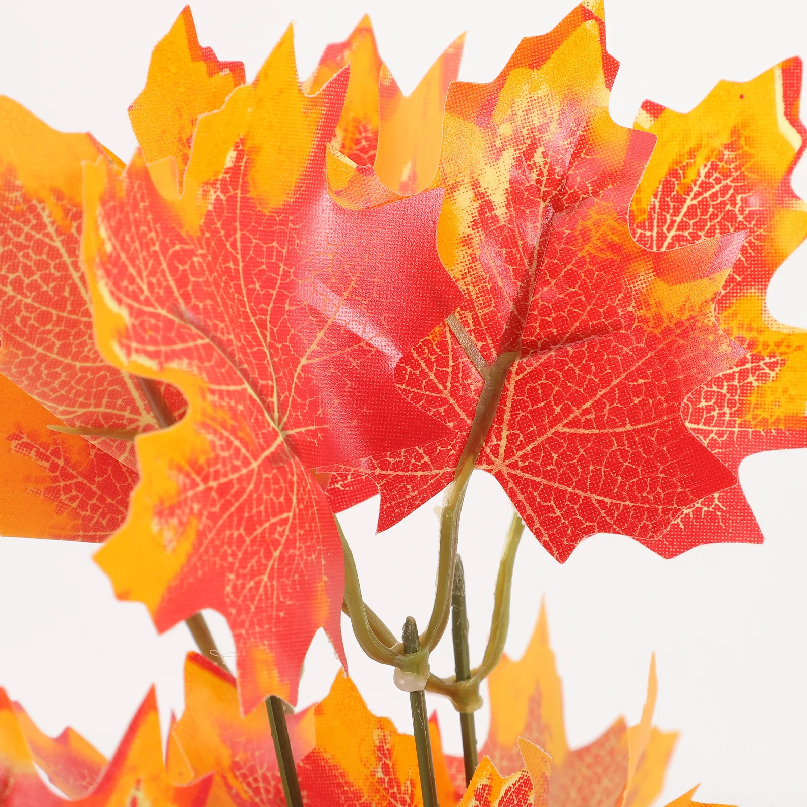 

6Pcs Fall Leaves Artificial Maple Leaves Branch Flower Arrangement Decor Thanksgiving Autumn Home Decoration Fall Picks