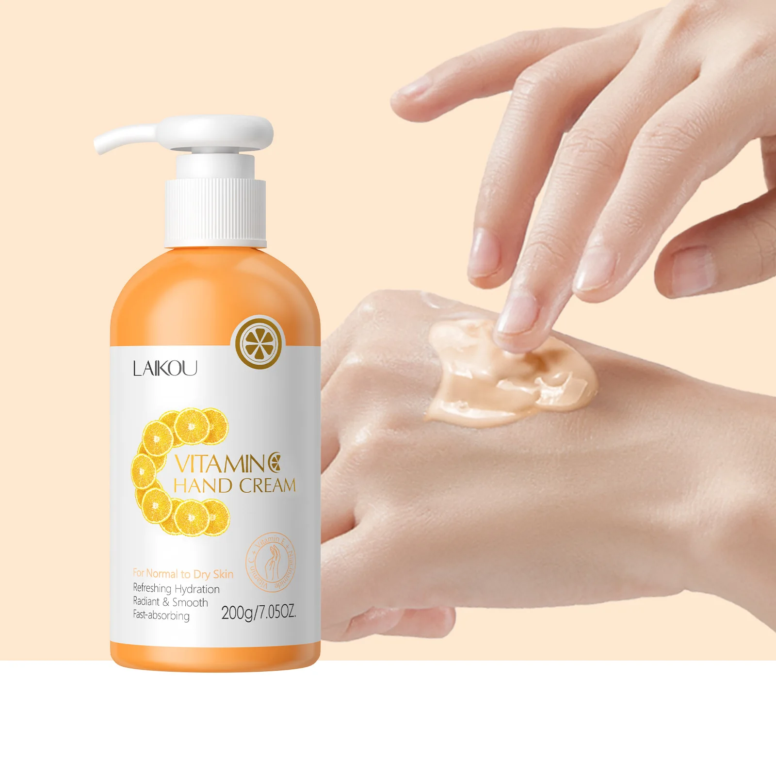 LAIKOU Vitamin C Hand Cream Anti-cracking, Anti-drying, Moisturizing, Brightening Hand Cream