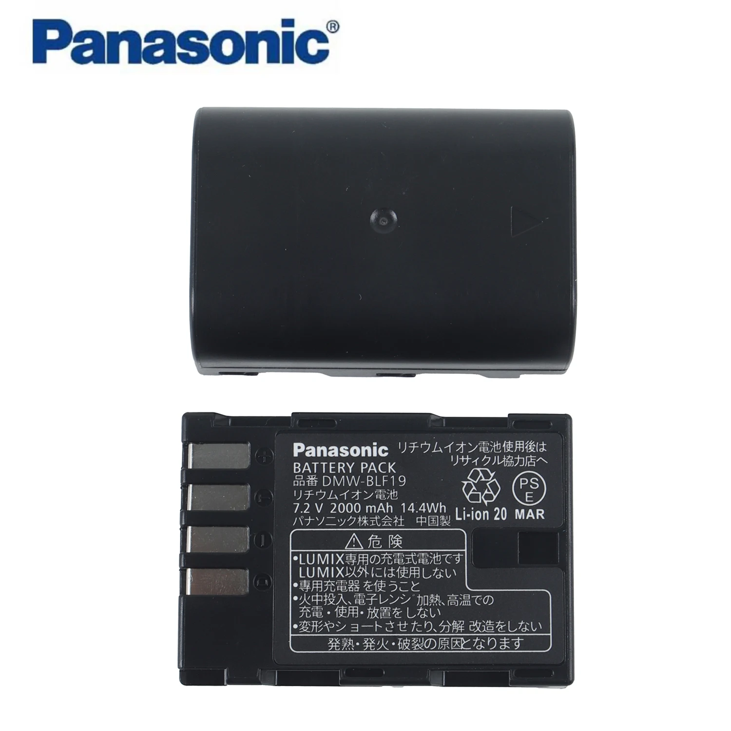 Batería Original Panasonic DMW-BLF19 DMW BLF19 BLF19E DMW-BLF19PP batería para Panasonic Lumix GH3 GH4 GH5 G9 2000mAh