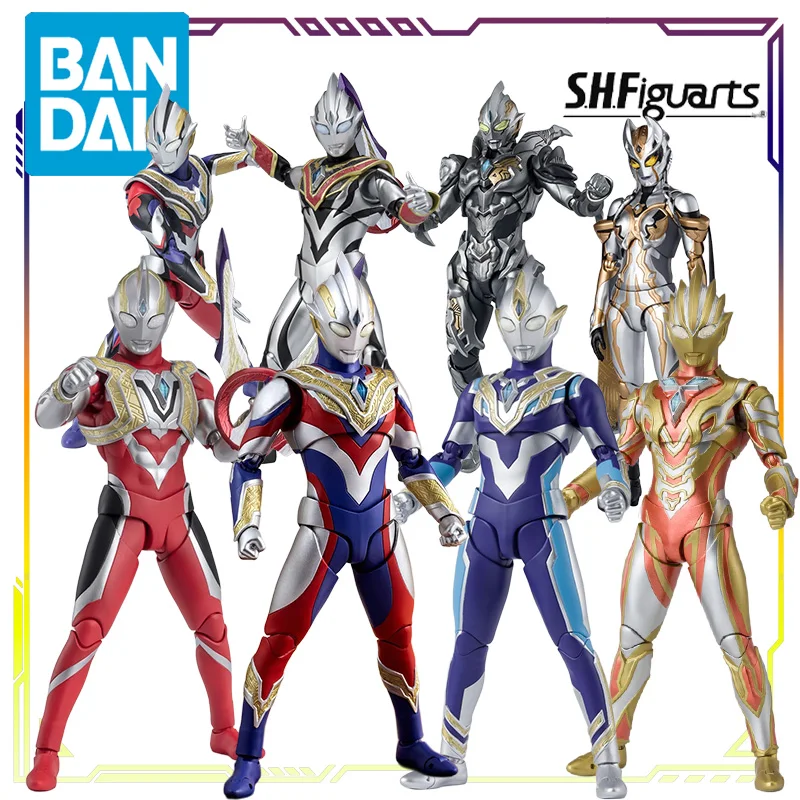 Oryginalne figurki Bandai S.H.Figuarts ULTRAMAN TRIGGER NEW GENERATION TIGA Series Kalumila/Evil Treja, figurki akcji anime, modele zabawek