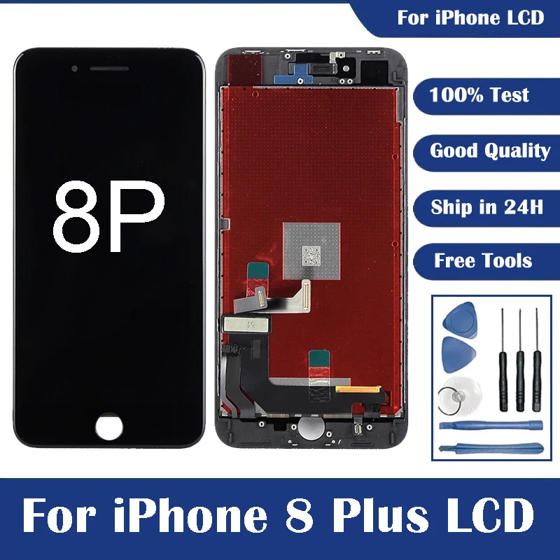 5.5'' LCD For iPhone 8 Plus LCD Screen + Touch Screen Digirizer Assembly With 3D Touch Free Shipping